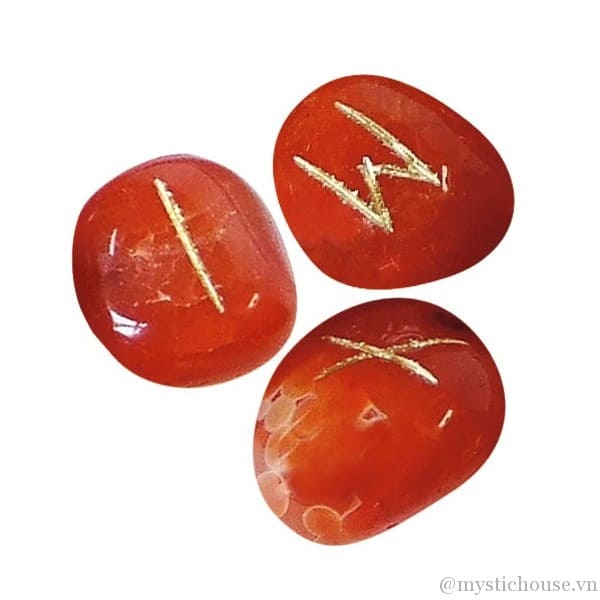 Bộ Đá Runes Carnelian