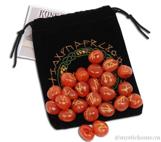 Bộ Đá Runes Carnelian